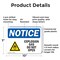 Signmission Explosive Gas Do Not Open OSHA Notice Sign, Plastic, 10in W x 7in L, 2PK OS-2PACK-NS-P-710-L-12275 - alternate 2